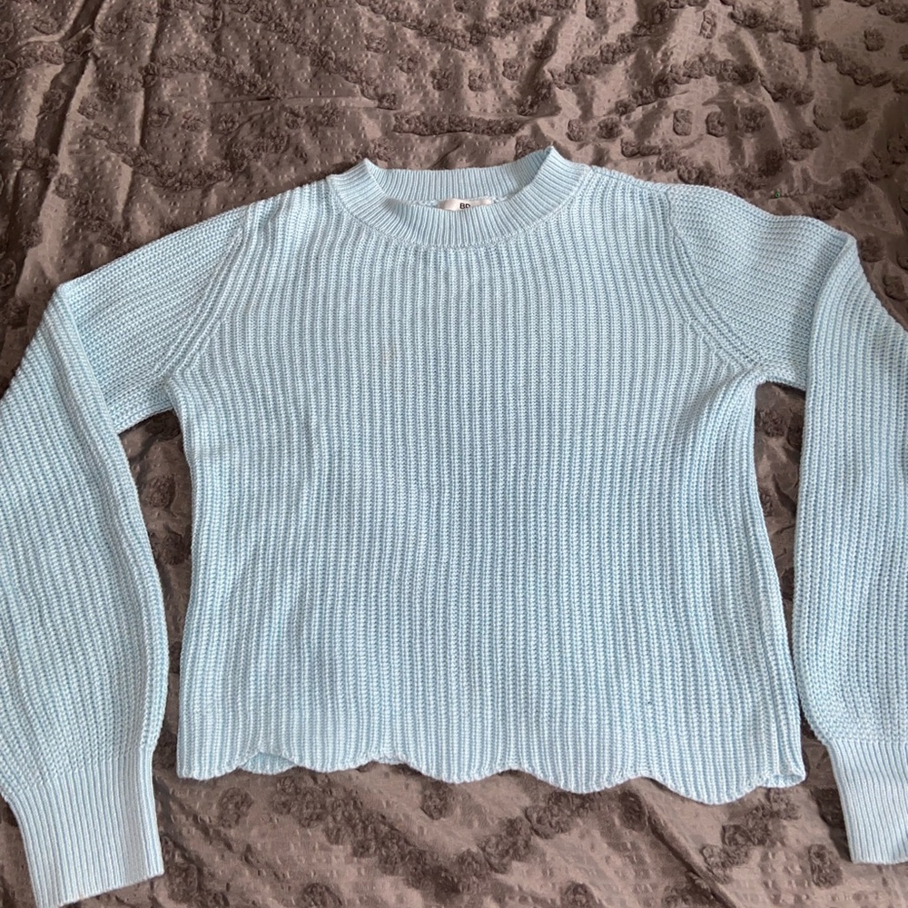 Bp Nordstrom light blue crop sweater